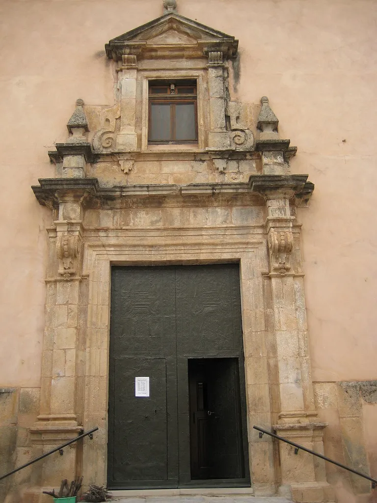 Portada de l'església de Sant Joan Baptista d'Espadella (Alt Millars)