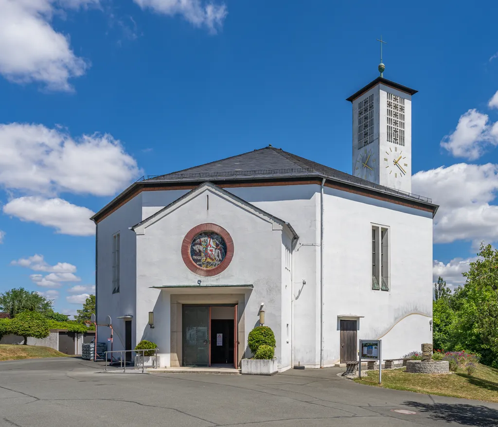 View of the Luther Church in Hof (Saale).