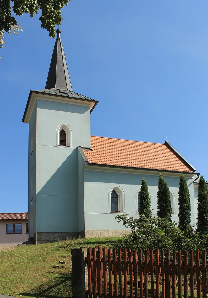 Small church in Vlčkov, Czech Republic.