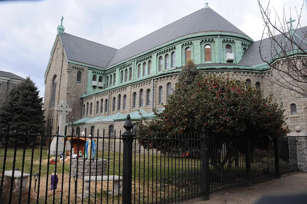 PARISH WAS ESTABLISHED IN 1895 AND THE CHURCH BUILT AROUND 1902 IN GRANITE
