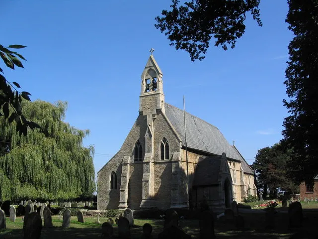 Church of St Bartholomew, Pinchbeck West. Built in the mid 19th century, in repsonse to the Pinchbeck parish becoming too large.