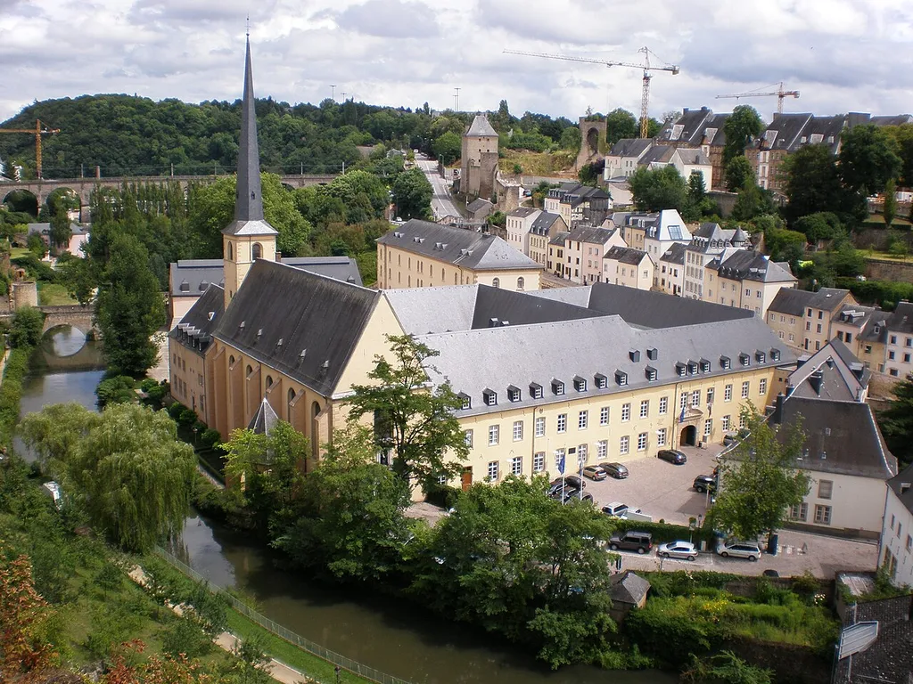 Johanniskirche mit Abtei Neumünster in Luxemburg