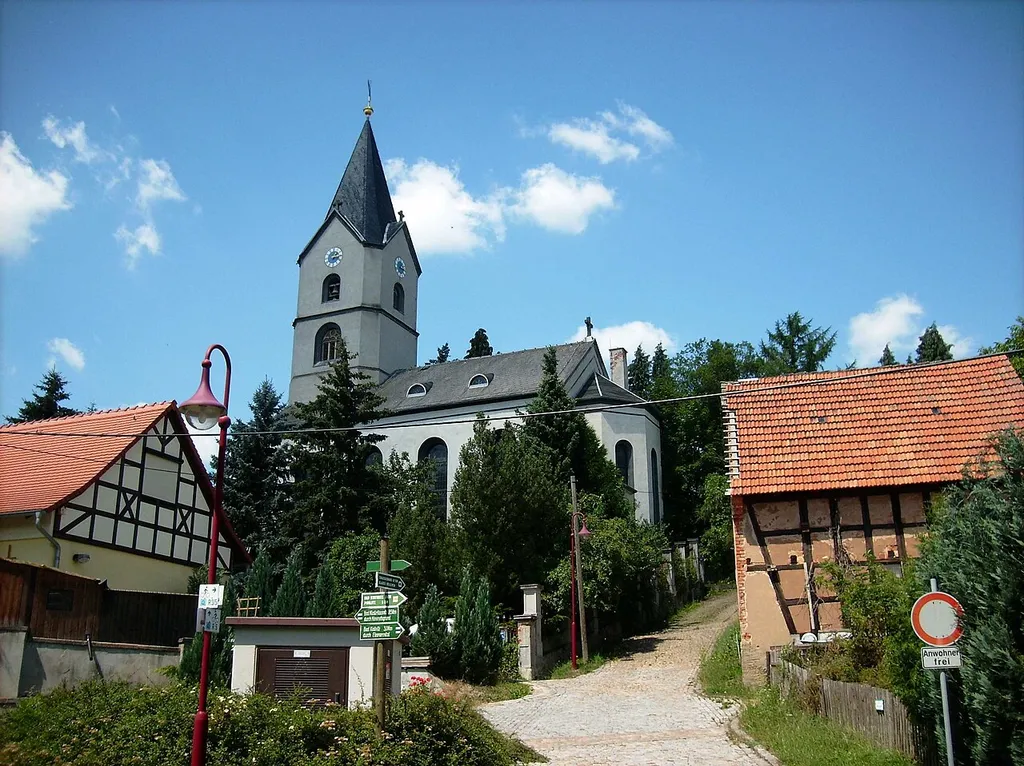 Church of the village of Reichardtsdorf (Bad Köstritz, Greiz district, Thuringia)