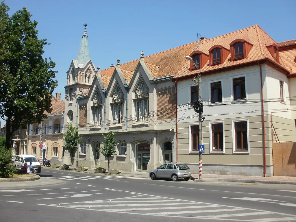 Bolyai street Unitarian church in Târgu Mureș