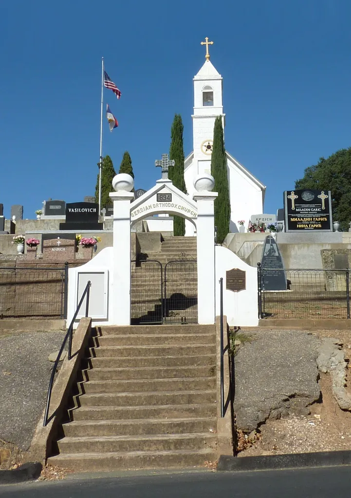 Saint Sava Serbian Orthodox Church, Jackson, California, USA.