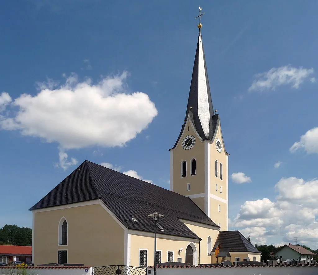 Die Pfarrkirche St. Bartholomäus in Pörndorf, Gemeinde Aldersbach