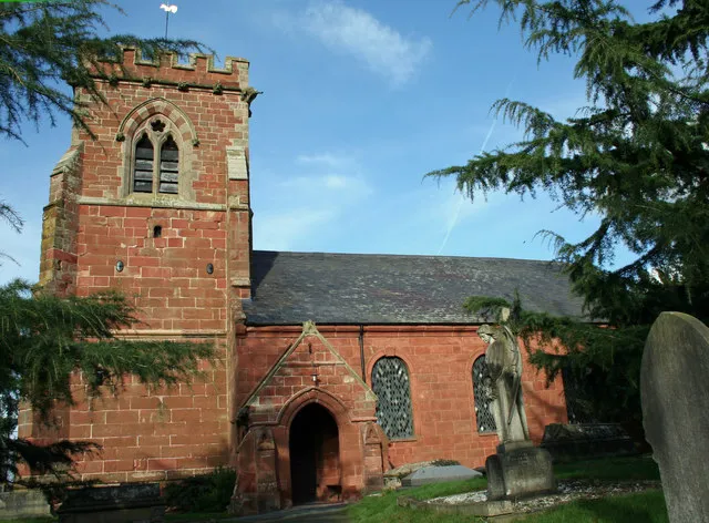 St Mary's The Church at the centre of Kinnerley.