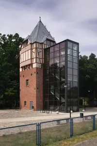 railway water tower in Goleniów