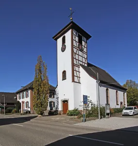 Protestant church Rheinau-Memprechtshofen