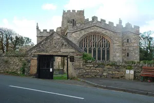 Lychgate to the churchyard of the Church of St Beuno