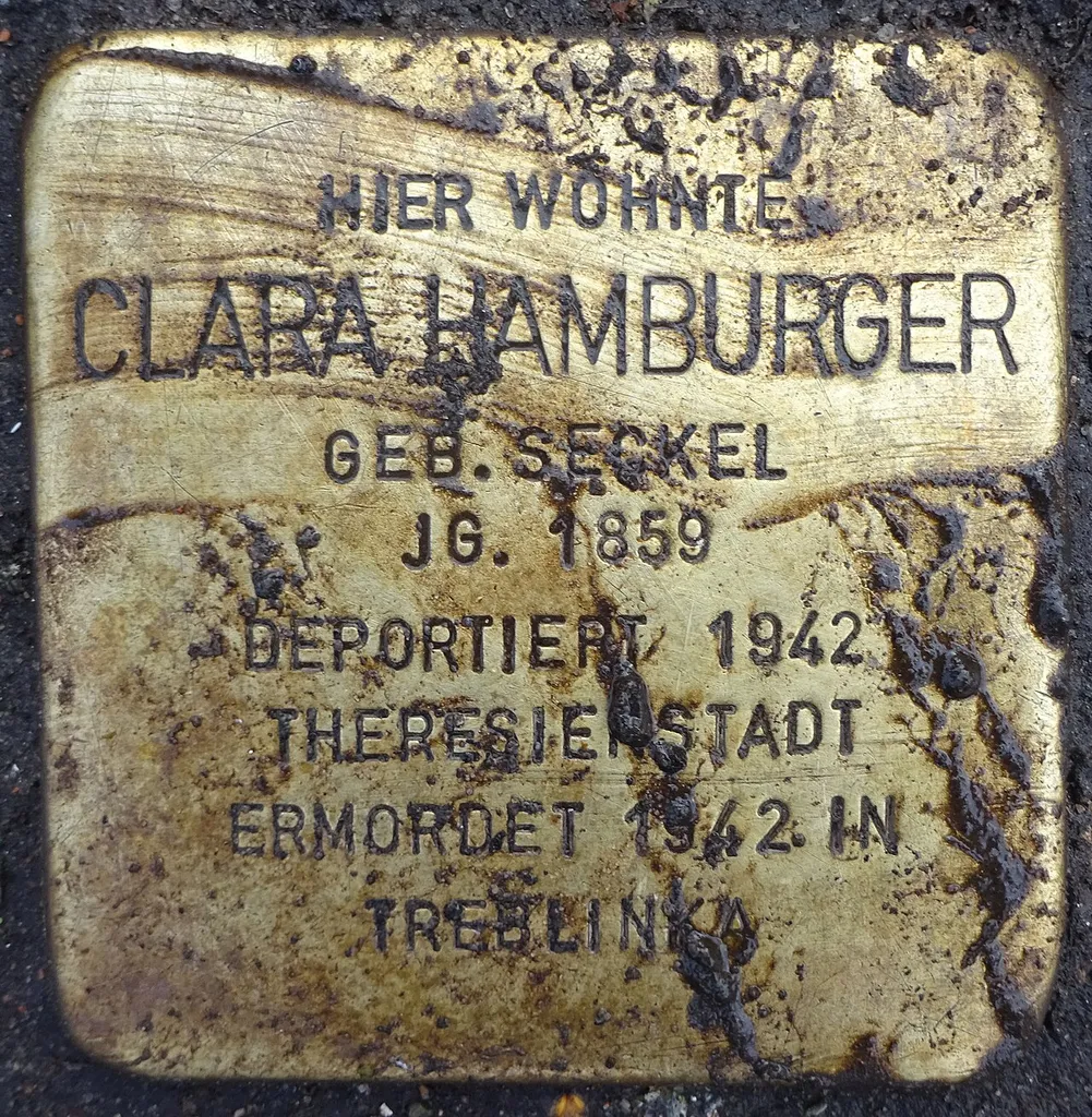 Stolperstein für Clara Hamburger