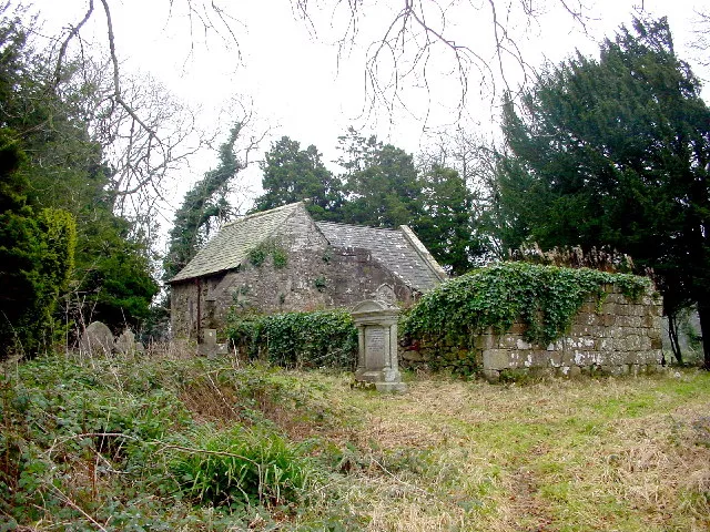 All Saints' old church, Mealsgate, Allerdale, Cumbria. The chancel and south chapel still stand; the nave is ruined.