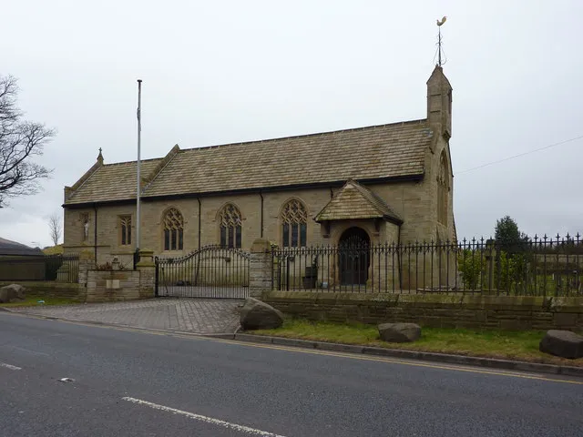 Former St John's Church, Rising Bridge, Accrington Now a house called "The Rectory"