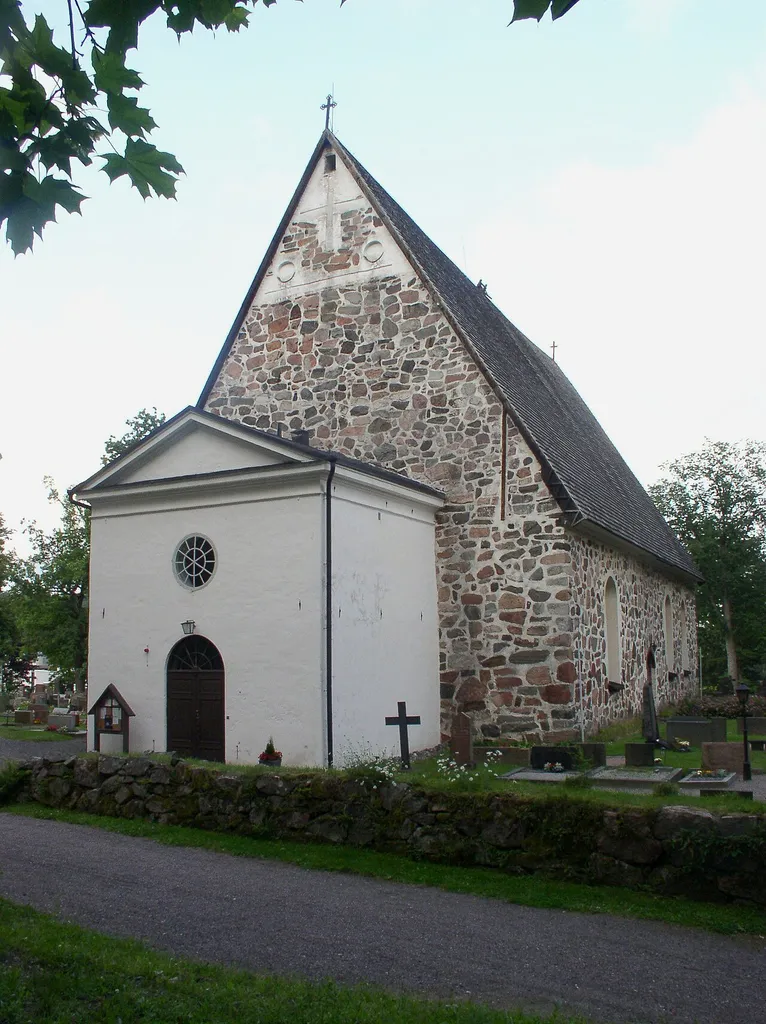 Pohja church in Raseborg (Pohja), Finland.