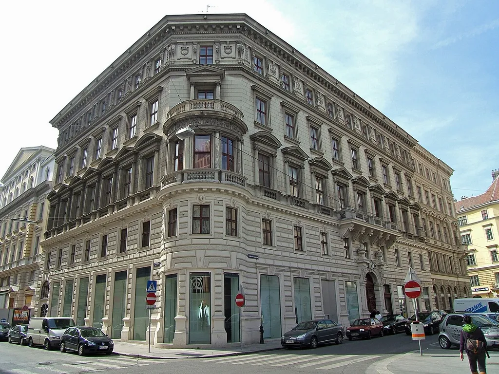 View of Palais Abensperg-Traun, Weihburggasse 26, Vienna, Austria