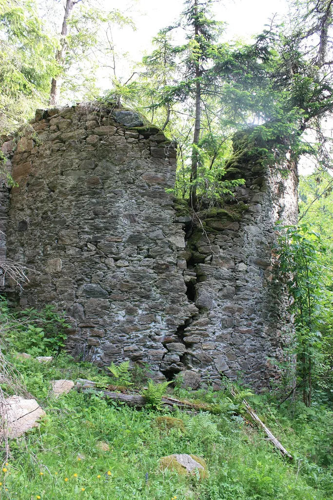Ruin of Silberberg in the community of Hüttenberg