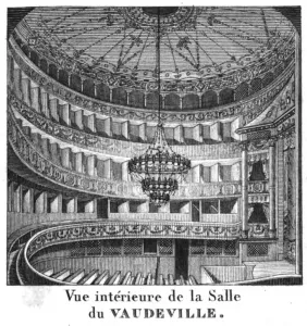 Théâtre du Vaudeville, rue de Chartres