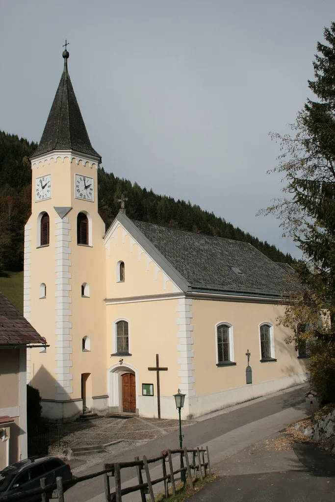 Kath. Pfarrkirche hl. Laurentius, Lassing, Gemeinde Göstling an der Ybbs, Niederösterreich