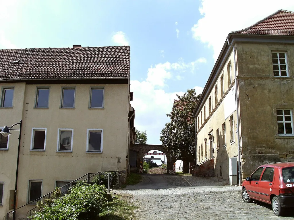 Neue Schlossstrasse in Münchenbernsdorf (Greiz district, Thuringia)