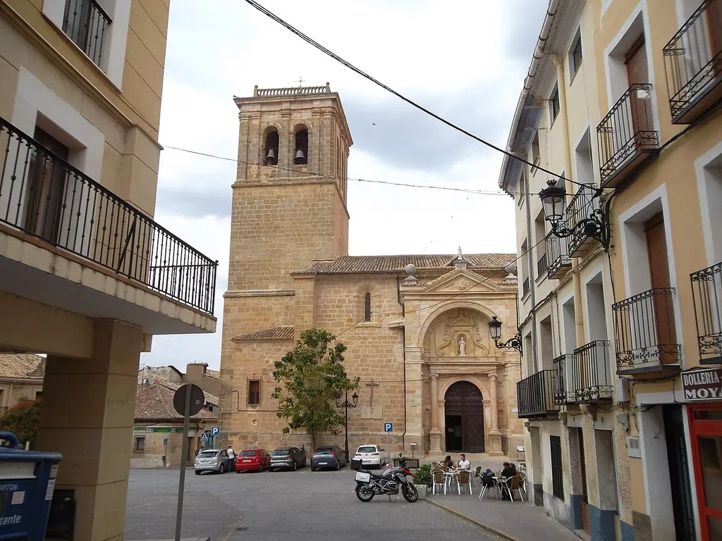 Iglesia de la Asuncion de Sacedón, en Guadalajara, España.