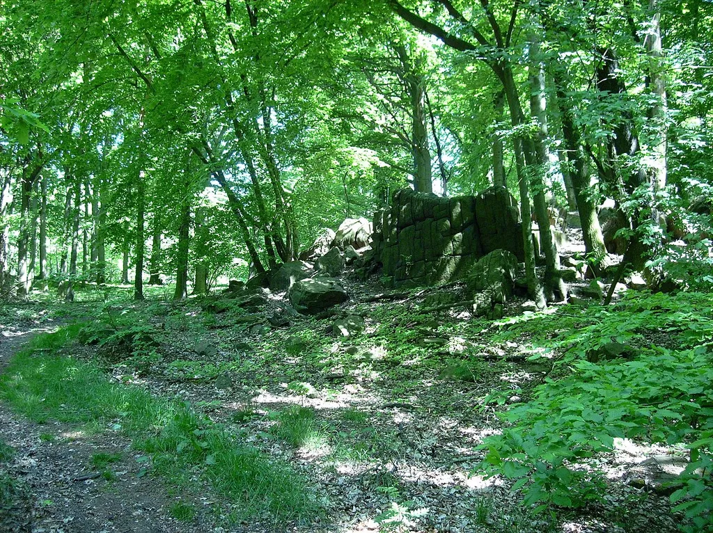Rocks at the Löbenberg near Hohburg (Leipzig district, Saxony)
