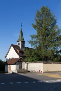 Reformed church with outbuilding