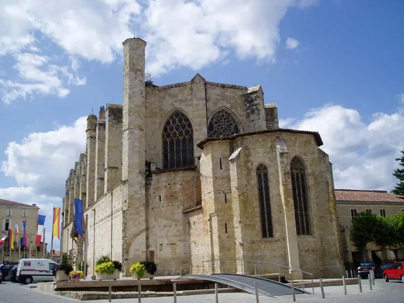 Cathedral of Saint Pierre in Condom (Gers, France).