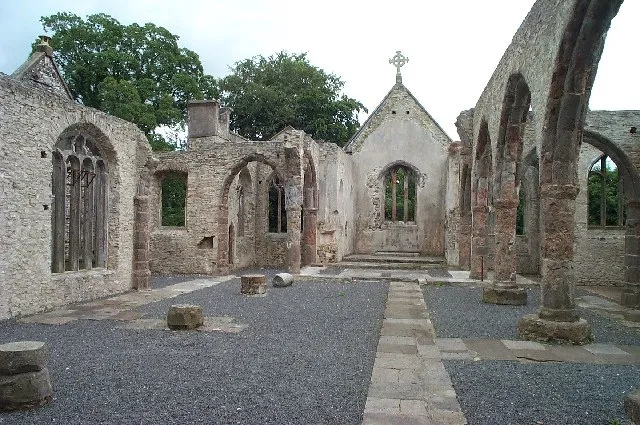 Buckfastleigh Church. This hilltop and isolated church was successfully destroyed by an arson attack in July 1992. Many say it was fired by witches. Certainly the church had an intense and lonely atmosphere - not least because it houses the grave of Richard Cabell, a hated and feared wicked landowner of the 17th century.