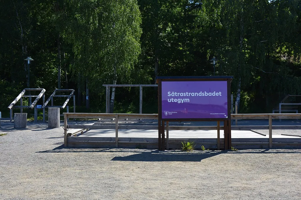 Sätrastrandsbadet, utegym