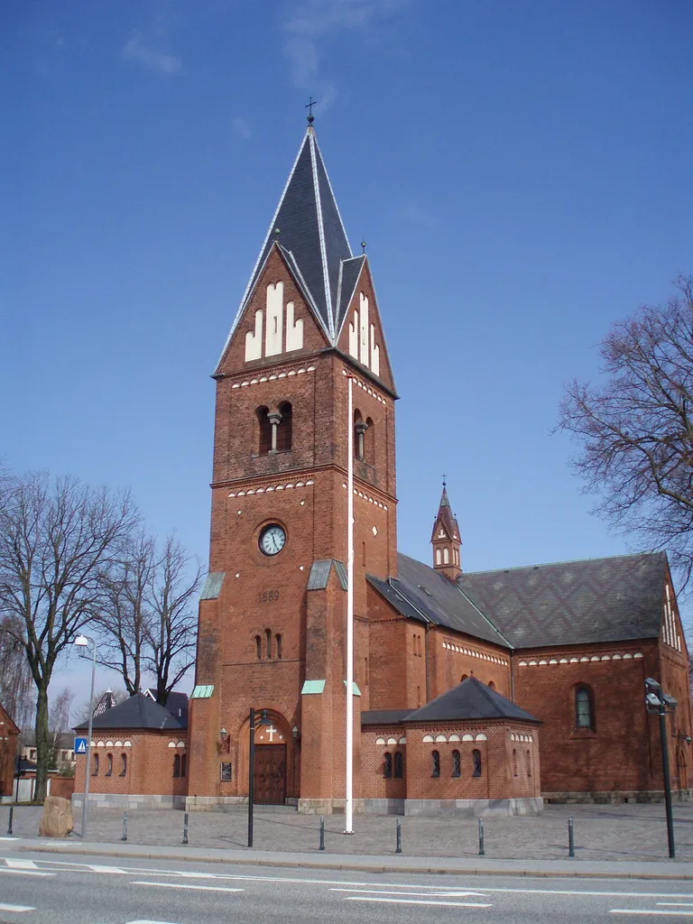 Herning Kirke in Herning, Denmark. Photographer: Brams.