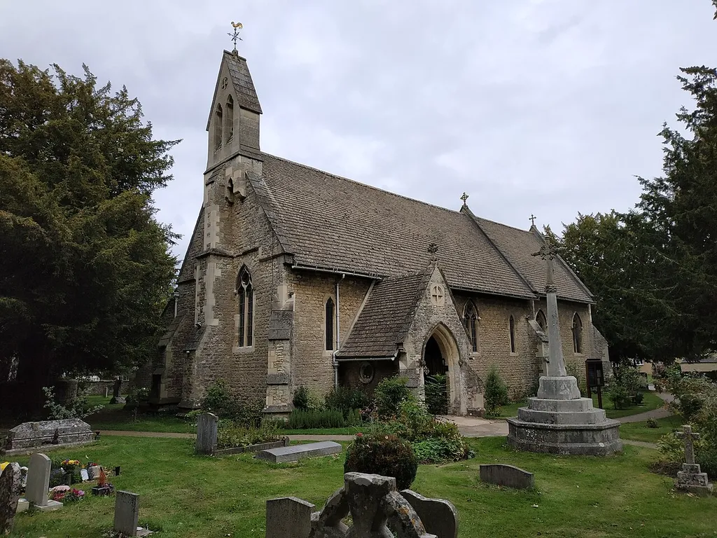 Holy Trinity parish church, Headington Quarry, Oxford, seen from the southwest