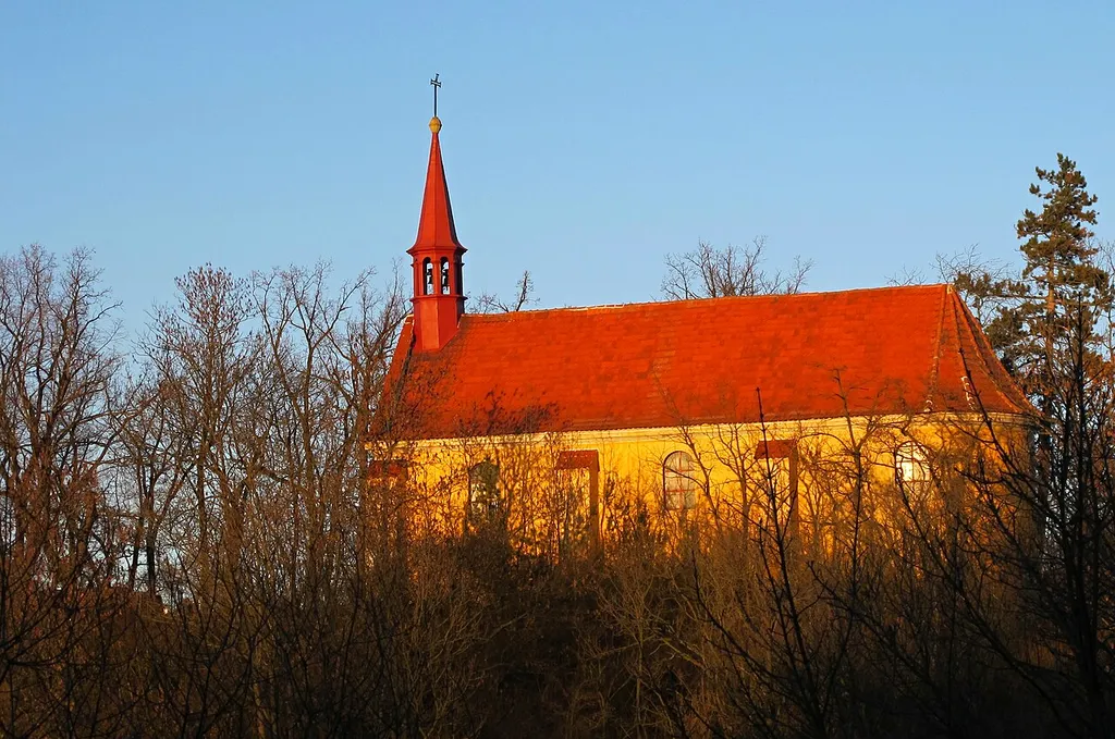 cemetery Church of the Exaltation of the Holy Crosstrees, Dobříš in Příbram District