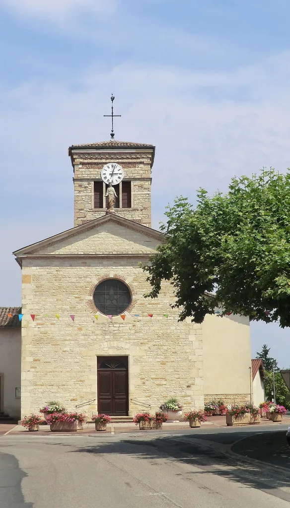 Église Sainte-Madeleine de Villeneuve (Ain).