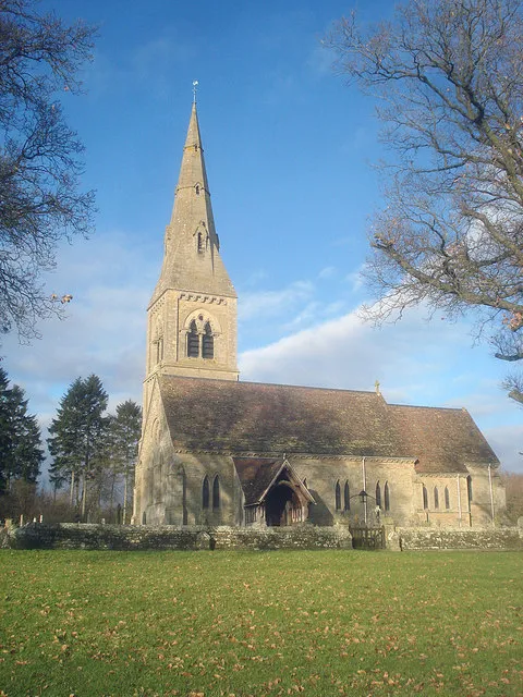 St Giles' parish church, Downton, Herefordshire, seen from the south