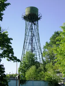 Water tower in Lugovaya, Lobnya