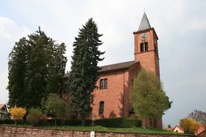 Roßkastanie evang. Kirche