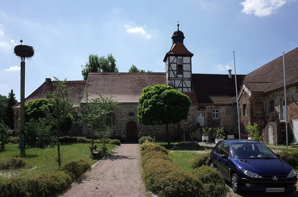 Coswig (Anhalt), Ortsteil Buro. Komturkirche zu Buro