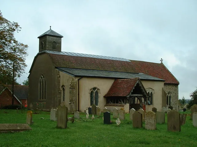 Church of St Peter in Lindsey, Suffolk, England. A Grade I listed medieval church.