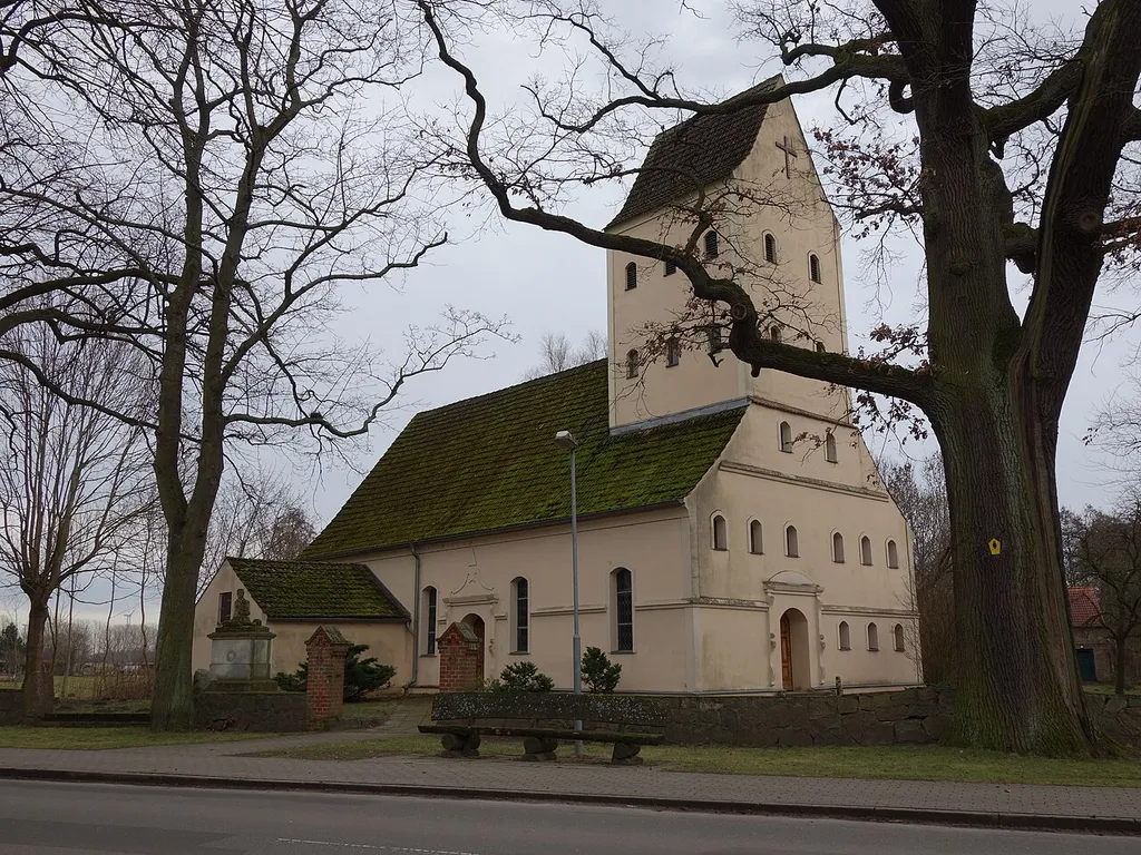 North-western view of Walsleben church, Walsleben municipality, Ostprignitz-Ruppin district, Brandenburg state, Germany