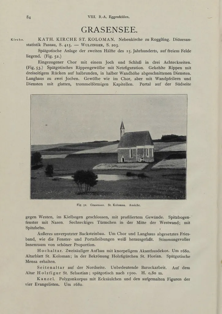 Die Kunstdenkmäler des Königreichs Bayern - Bezirksamt Eggenfelden