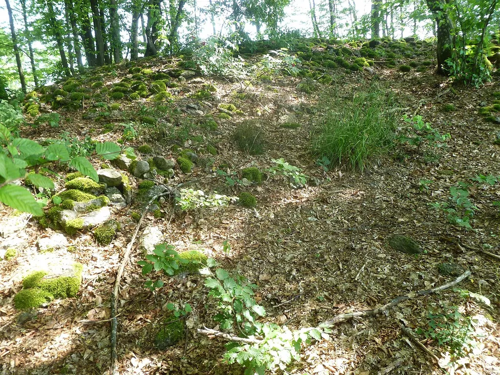 Kleiner Burgstall in Kirchberg ob der Donau