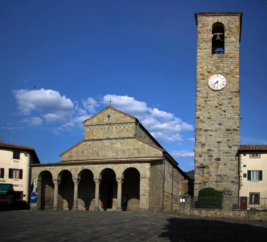 Pieve dei Santi Pietro e Paolo a Cascia This picture was uploaded via web-app "Wiki Loves Monuments Italia".