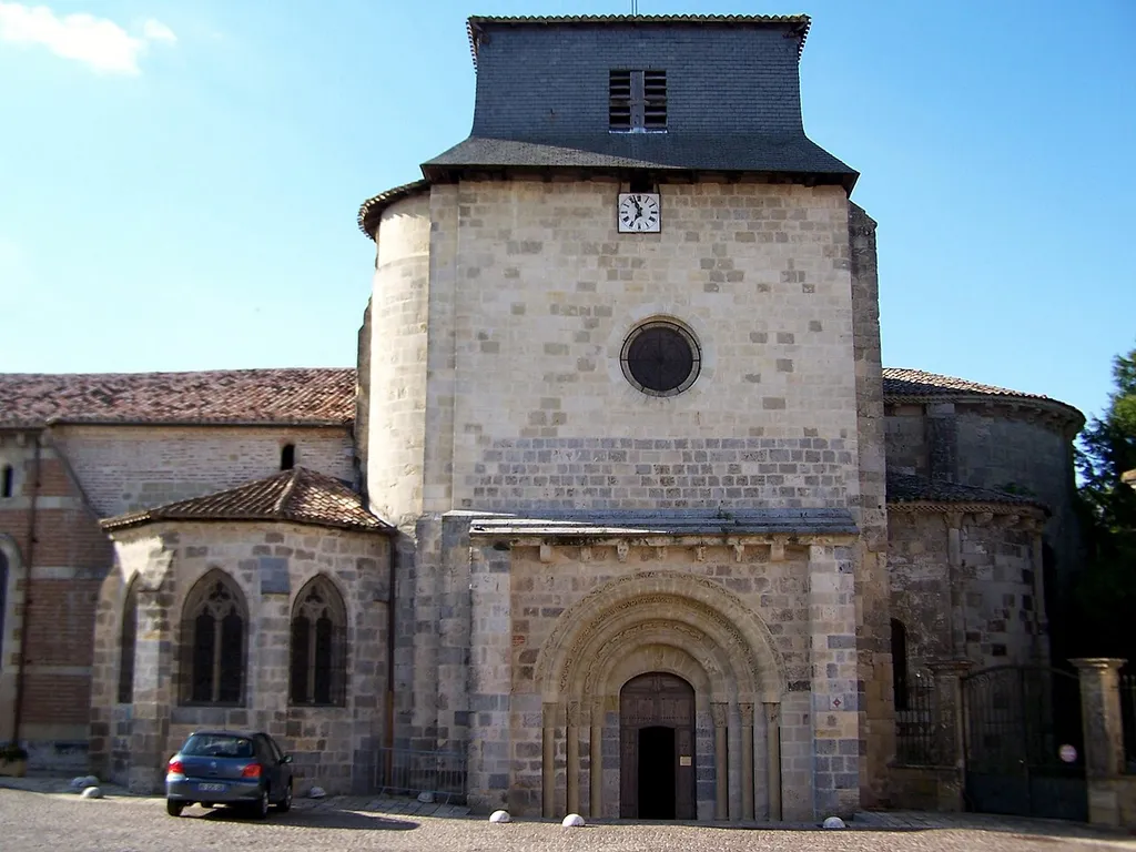 Church Saint-Vincent of Le Mas-d'Agenais (Lot-et-Garonne, France)