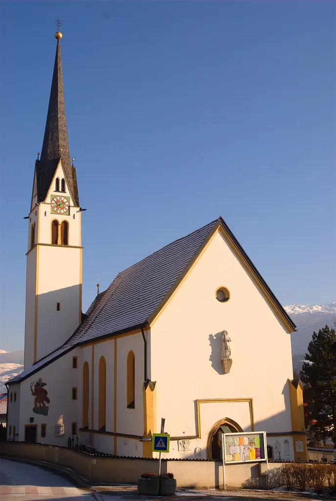 The parish church of Rum in Tyrol near Innsbruck