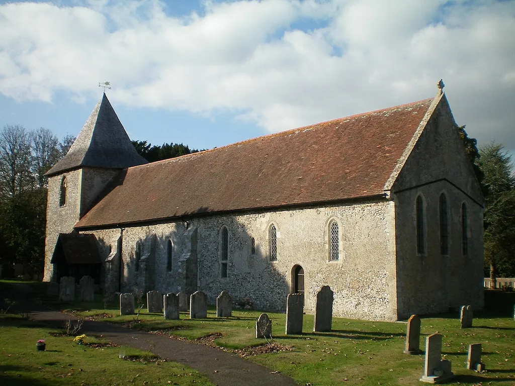 West Thorney parish church, West Sussex, England.