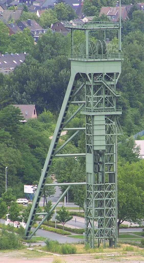 Pit "Paul-Reusch-Schacht" of the closed coal mine "Osterfeld", Oberhausen