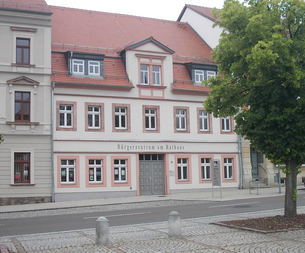 No. 15, market square in Frohburg (Leipzig district, Saxony)