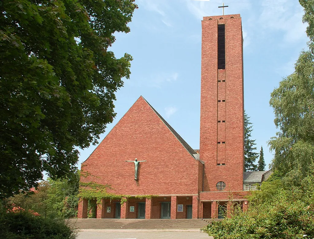 Jesus-Christus-Church.Berlin-Dahlem, 2007, produced by Berkan, picture shows “Jesus-Christus-Church.Berlin-Dahlem