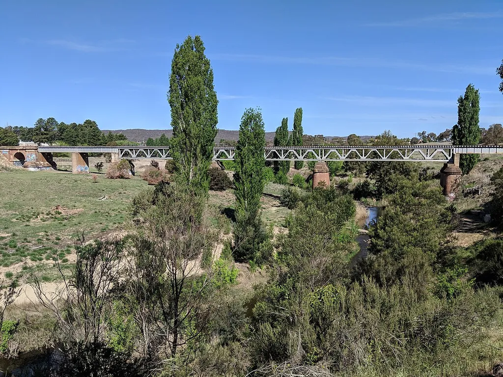 Queanbeyan railway bridges over Queanbeyan and Molonglo Rivers