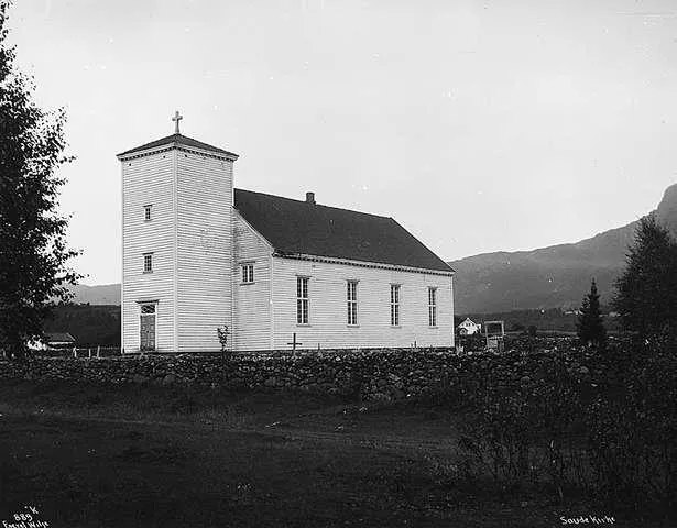 Sauda kirke i 1913.